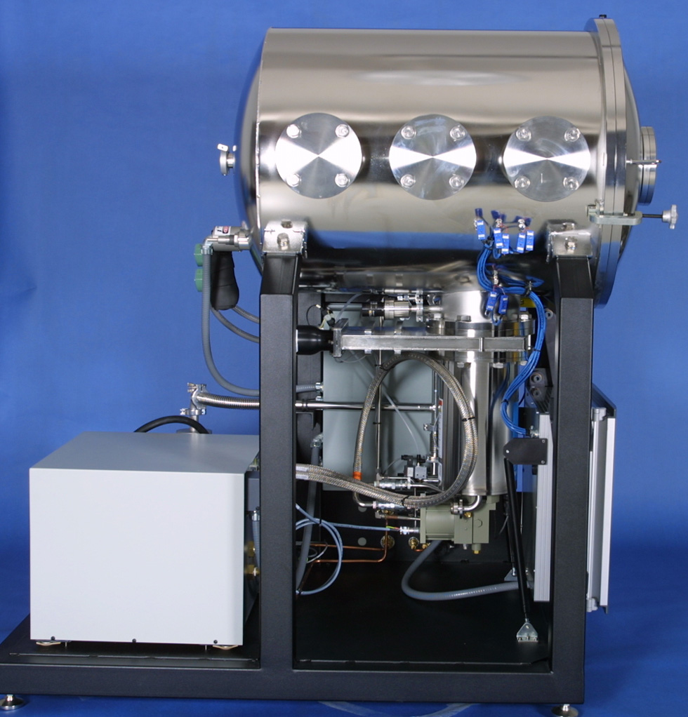DVI Model 2600 Thermal Vacuum Test System - Side View, Controls Down