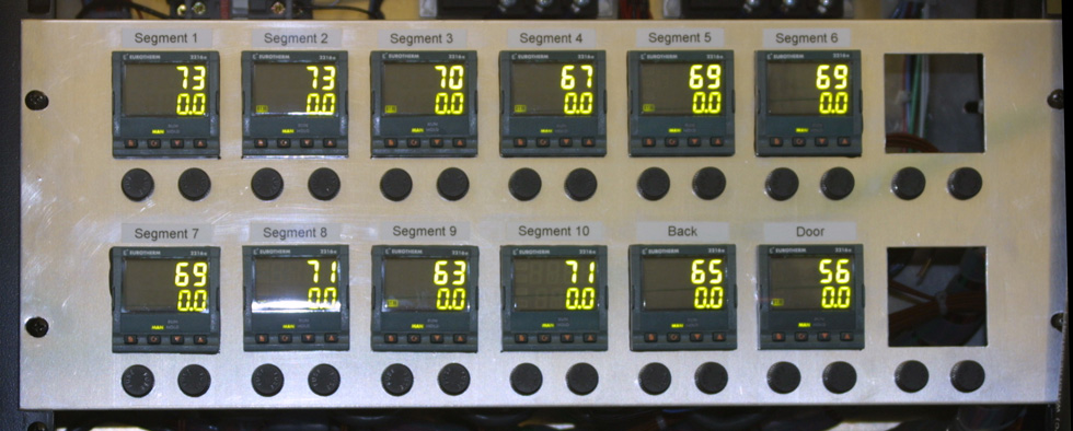 DVI Model 5400 Thermal Vacuum Test System - Temperature Controls